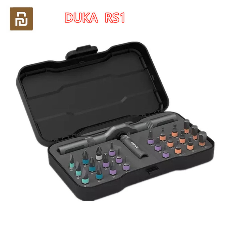 Youpin Atuman DUKA 24 in 1 Multi-Purpose Ratchet Wrench Screwdriver S2 Magnetic Bits Tools Set DIY Household Repair Tool