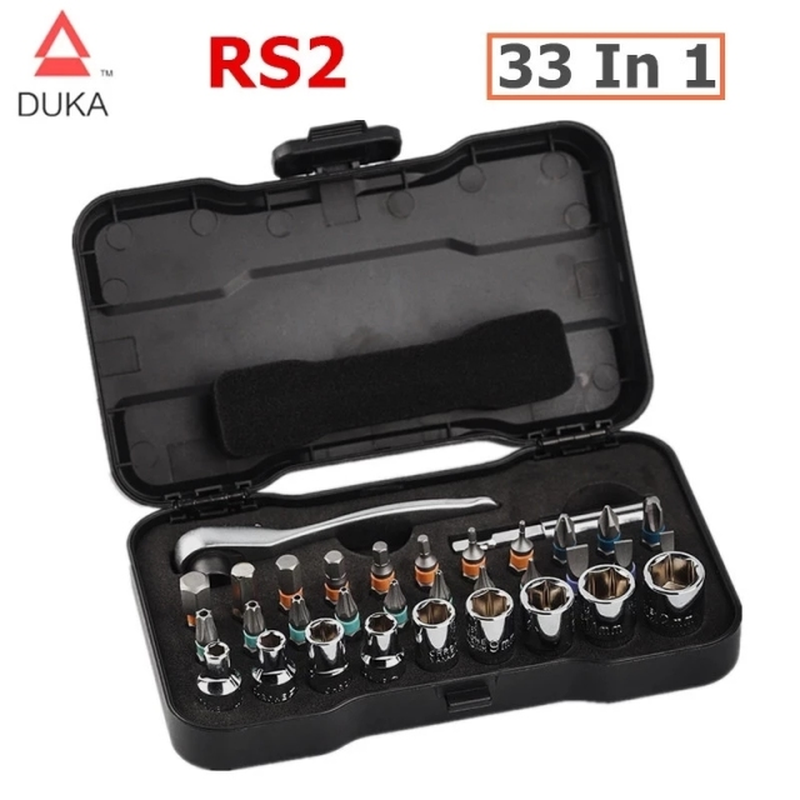 Youpin Atuman DUKA 24 in 1 Multi-Purpose Ratchet Wrench Screwdriver S2 Magnetic Bits Tools Set DIY Household Repair Tool